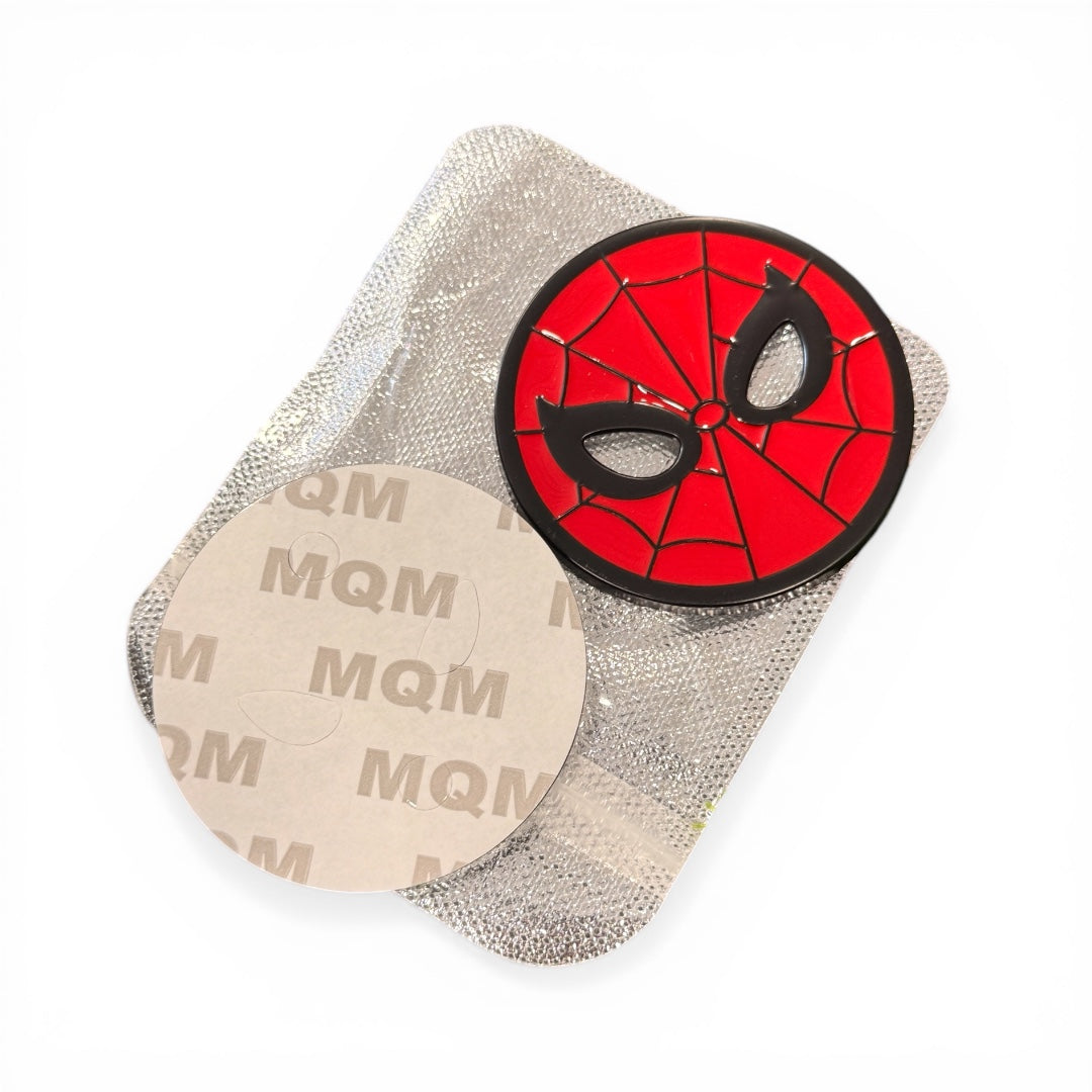 Spiderman Mask Logo (Black/Red) - Modheads.in