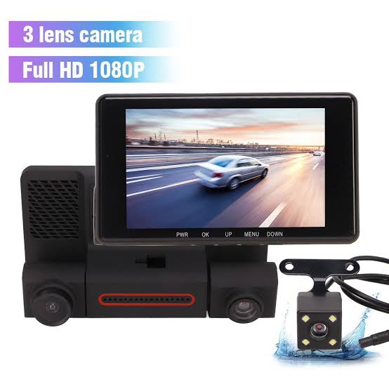 3in1 Dashcam (Front, Rear and Interior) - Modheads.in