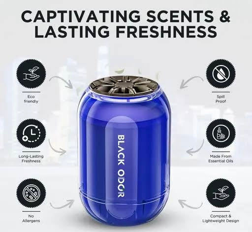 Black Odor Air Freshner - Modheads.in