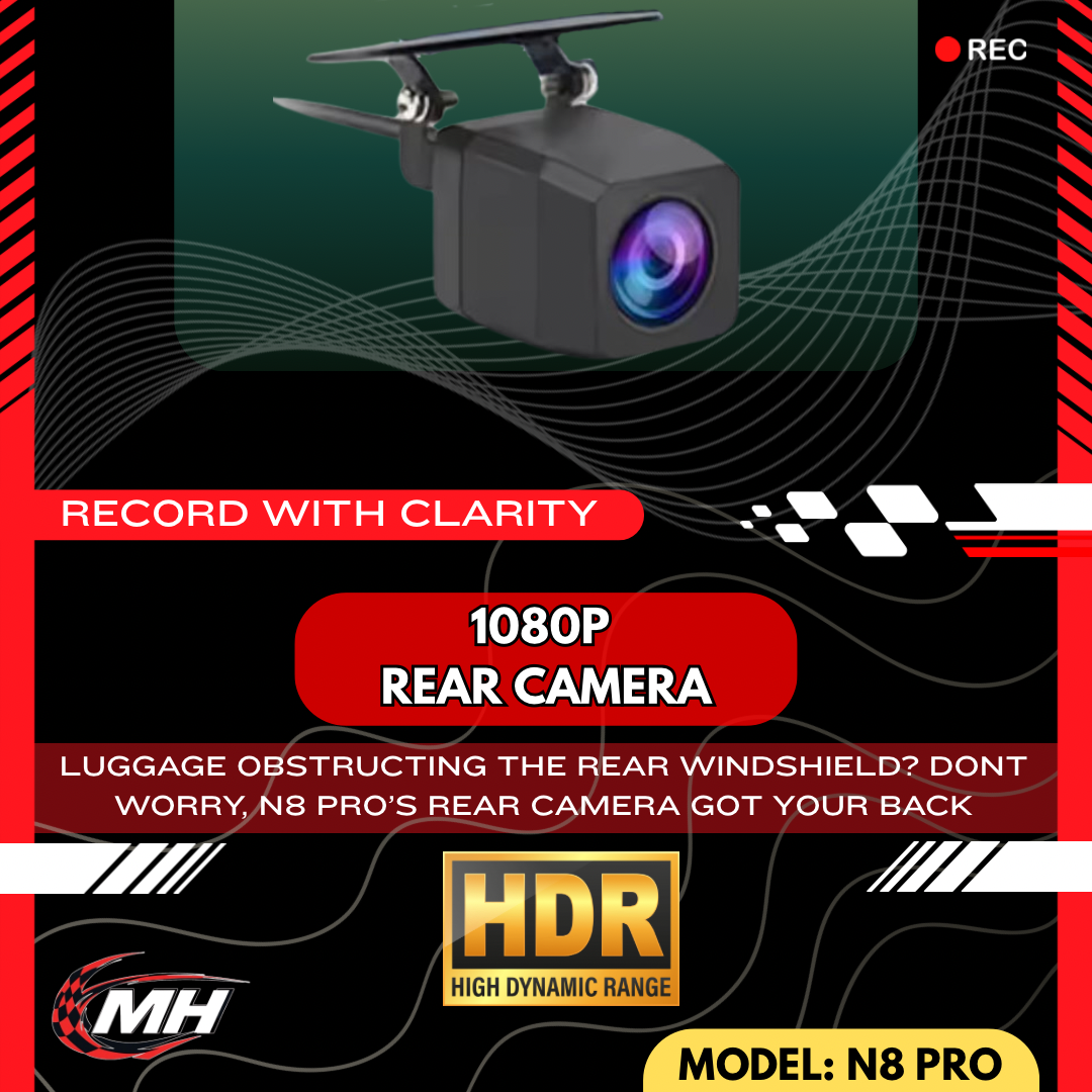 MODHEADS.IN 4K N8 Pro Dashcam | Dual Channel | App Connectivity - Modheads.in