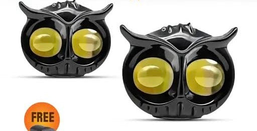OWL Design LED Spotlight (White + Yellow) - Modheads.in