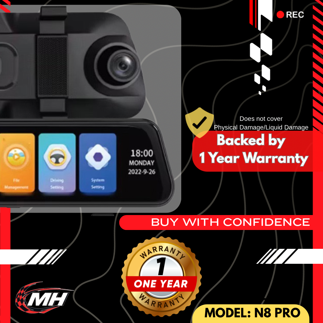 MODHEADS.IN 4K N8 Pro Dashcam | Dual Channel | App Connectivity - Modheads.in