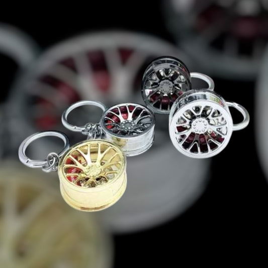 Steel Alloy Style Disc Keychain (1Pc) (Assorted Colour) - Modheads.in