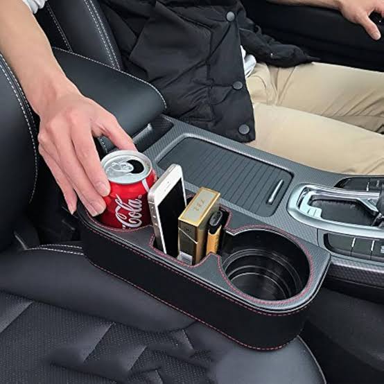 Car Seat Gap Filler With Cup Holder (1PC) - Modheads.in