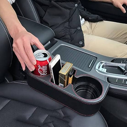 Car Seat Gap Filler With Cup Holder (1PC) - Modheads.in
