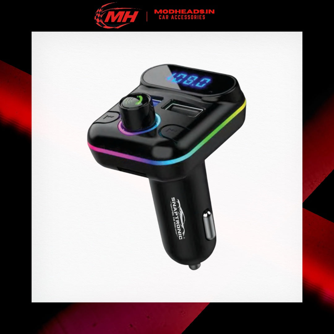 Smart Bluetooth FM Transmitter With Charging Ports