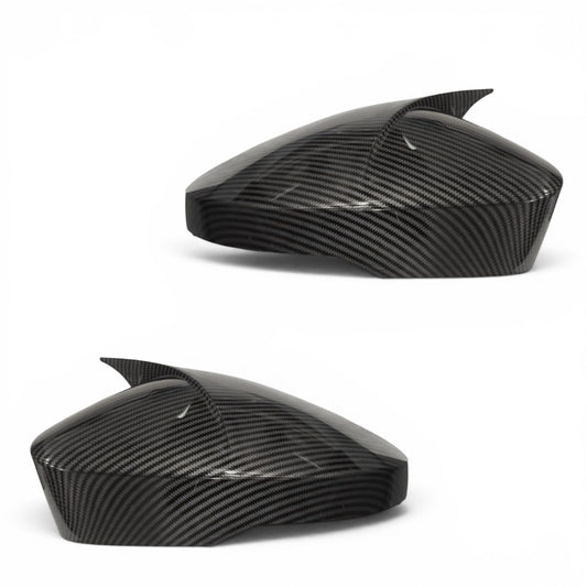 Mirror Covers For VW Virtus & Skoda Slavia | Carbon Fiber Finish - Modheads.in