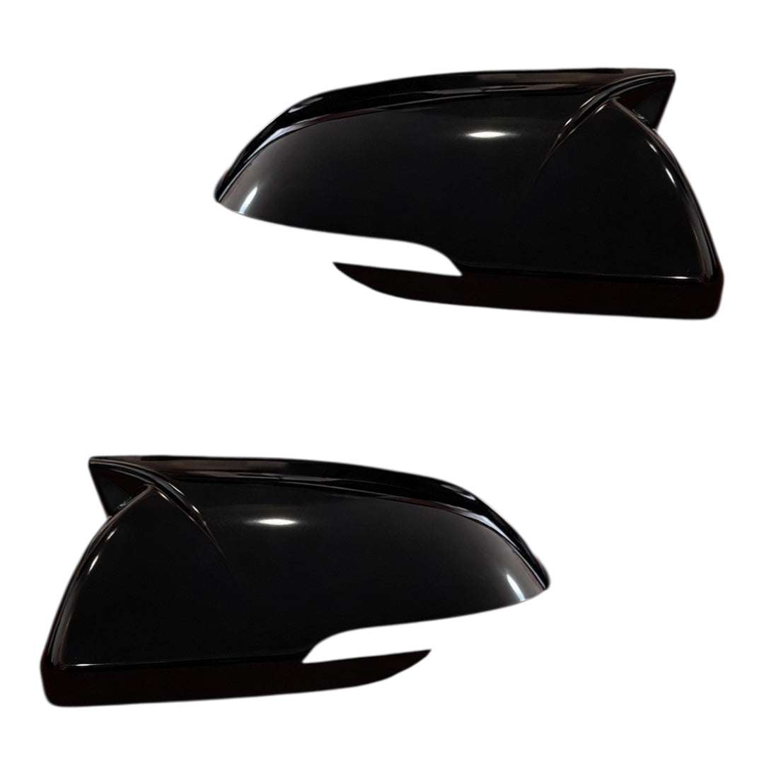 Gloss Black Mirror Covers For Kia Seltos/Sonet/Carens - Modheads.in
