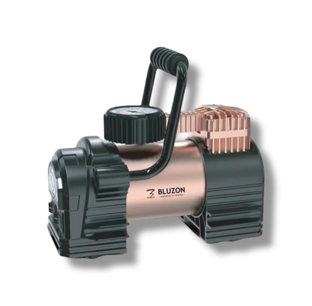 BLUZON Heavy Duty Tyre Inflator With Light - Modheads.in