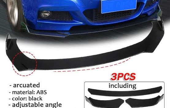 Universal Front Lip Splitter (Gloss Black) - Modheads.in