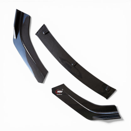 Carbon Fiber Finish Front Splitter Set | ABS Plastic - Modheads.in