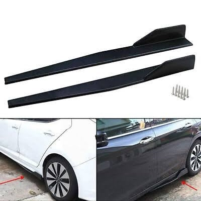 120CM Long Side Skirts Splitters ABS Plastic