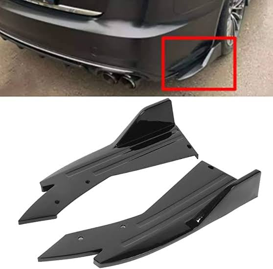 2pcs Universal Rear Bumper Lip
Diffuser Splitter Canard Protector Splitter