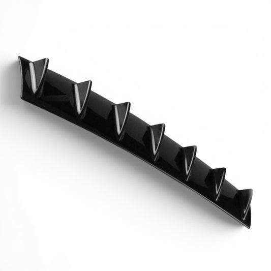 7 Fin Bumper Diffuser | ABS Plastic | Gloss Black