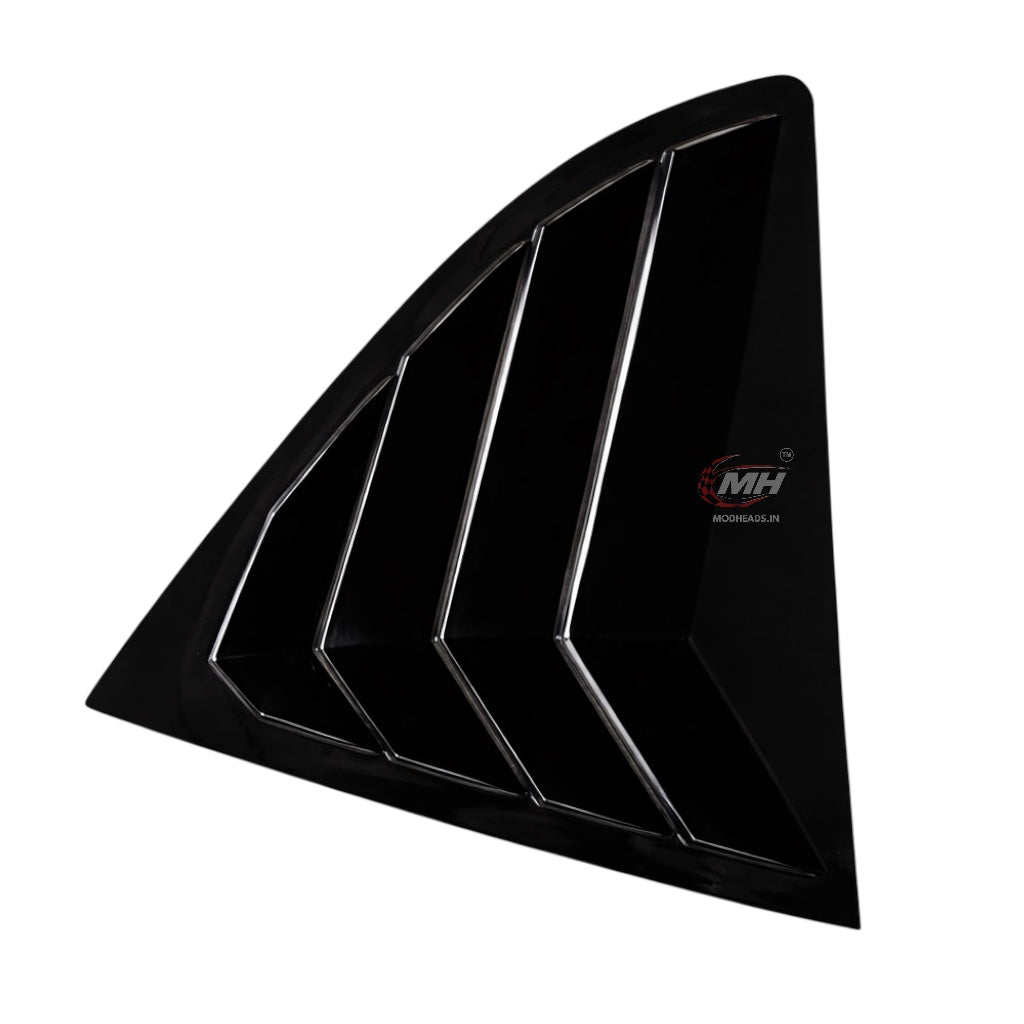 Gloss Black Window Louvers for Creta 2020-24 - Modheads.in