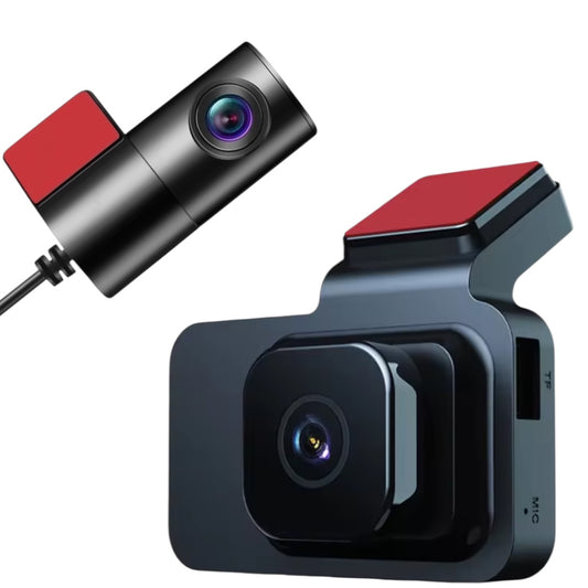 Dual Channel Dashcam | 1080P | WiFi APP Recording Access