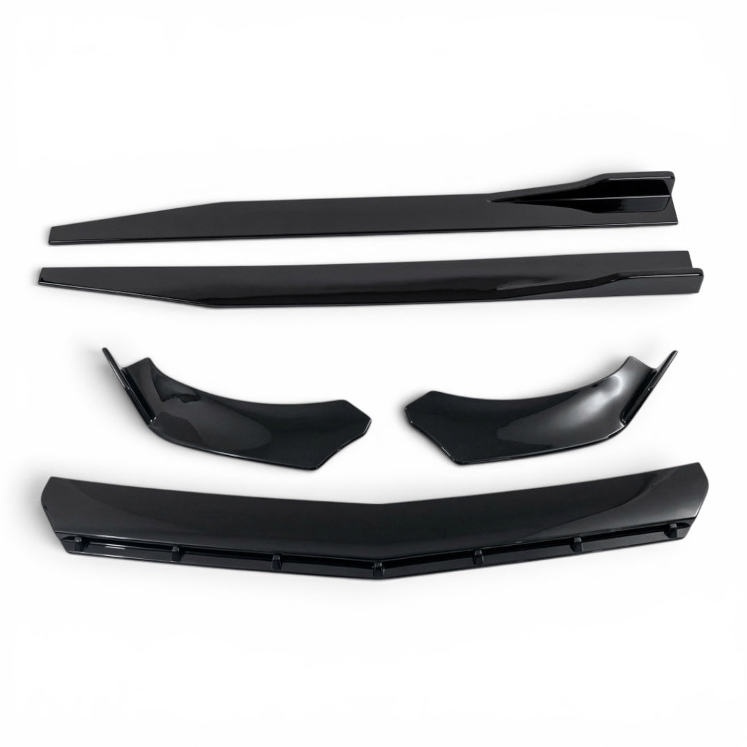 7 Spoke Rocket Splitter | ABS Plastic | Gloss Black