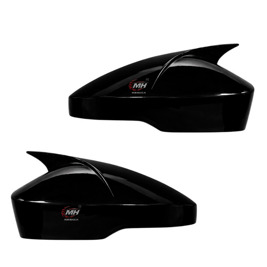 Gloss Black Mirror Covers For VW Virtus, Skoda Slavia