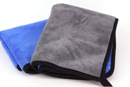 Double Sided Microfiber Cloth 30x40 (600GSM) (Set of 2) (Assorted Colour) - Modheads.in