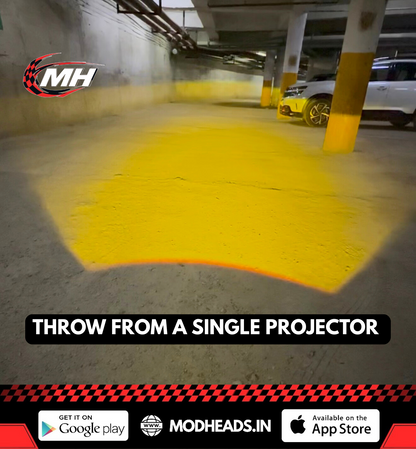 AES BI-LED Double Laser Projectors | Tri Colour | 3 inches | 2 Years Warranty