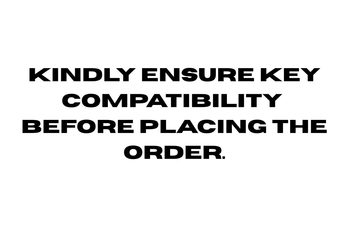 Black Metal Premium Key Cover For Honda | 3 Button