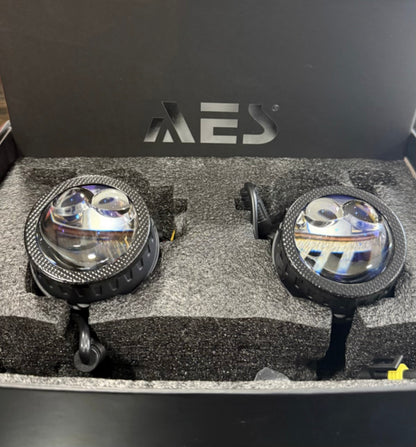 AES 2" BI-LED Double Laser Projectors | 2 Years Warranty | Canbus