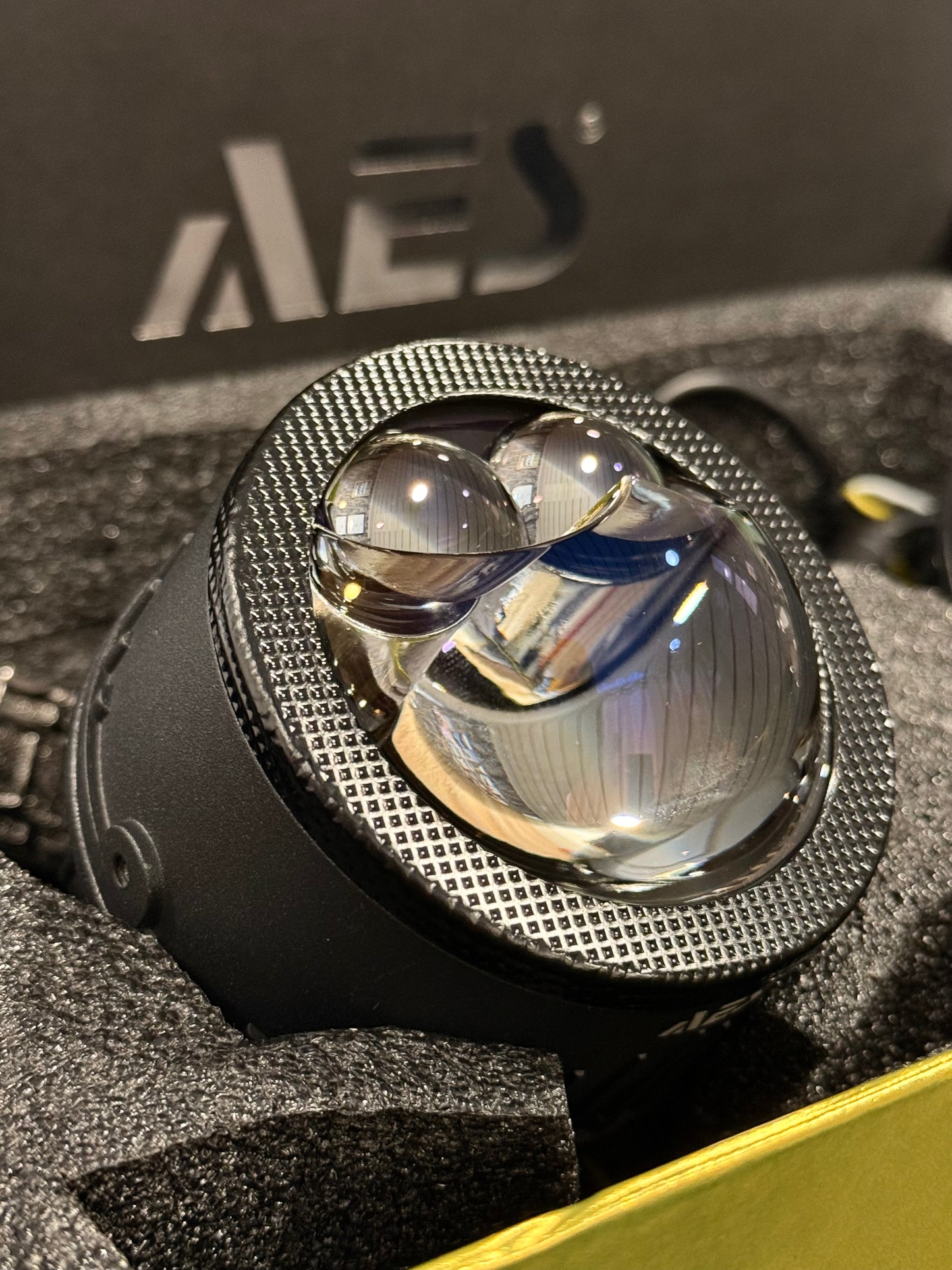 AES BI-LED Double Laser Projectors | Tri Colour | 3 inches | 2 Years Warranty