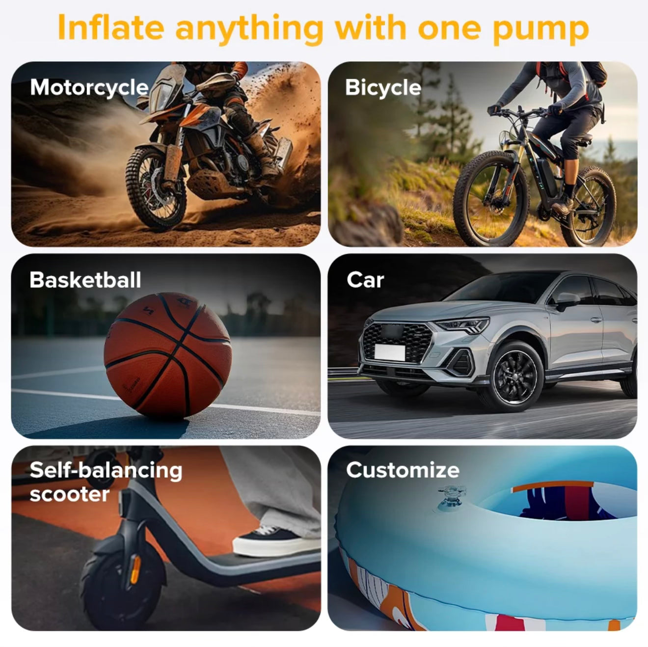 Stellar Drive Portable Tire Inflator | 4500mAh | 150 PSI | TP-X6 NEXUS - 1 Year Warranty