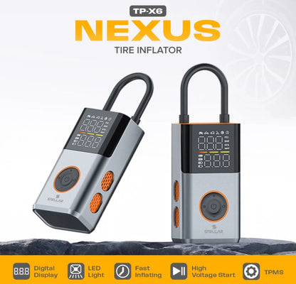 Stellar Drive Portable Tire Inflator | 4500mAh | 150 PSI | TP-X6 NEXUS - 1 Year Warranty