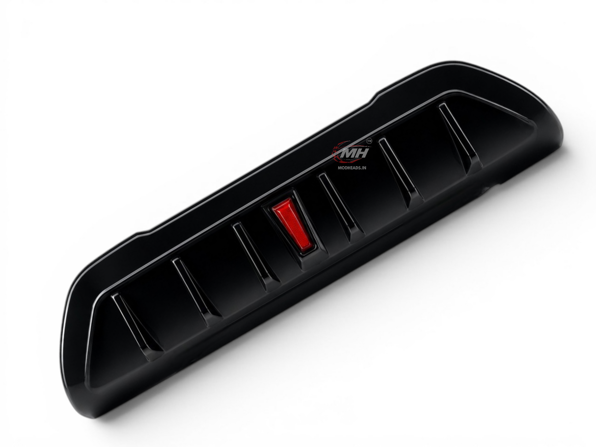 Rear Bumper Diffuser For Fronx | With Brake Light | Gloss Black - Modheads.in