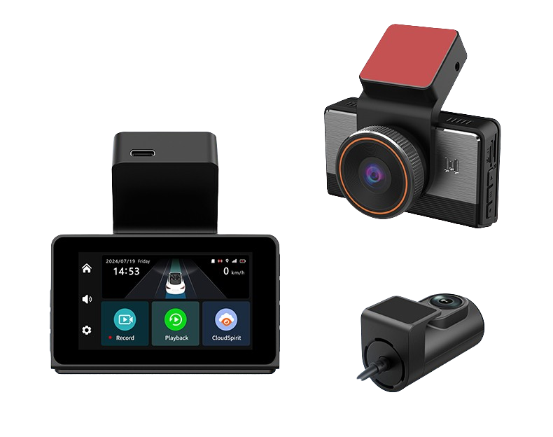 ATHENS 4G Dashcam | 3K+Full HD | Front and Rear | GPS Tracking | Remote Monitoring - Modheads.in
