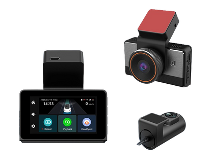 ATHENS 4G Dashcam | 3K+Full HD | Front and Rear | GPS Tracking | Remote Monitoring - Modheads.in