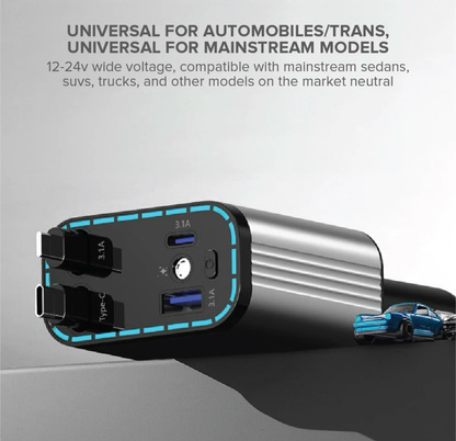 Stellar XC-19 | 4-in-1 Retractable Cable | Fast Charging | 90W | 1 Year Warranty - Modheads.in
