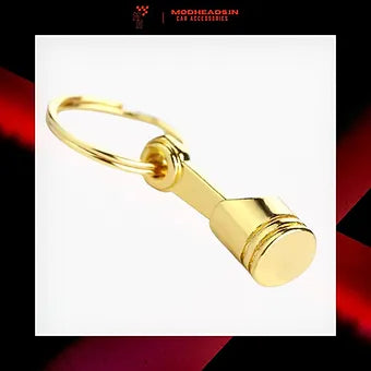 Golden Piston Keychain - Modheads.in