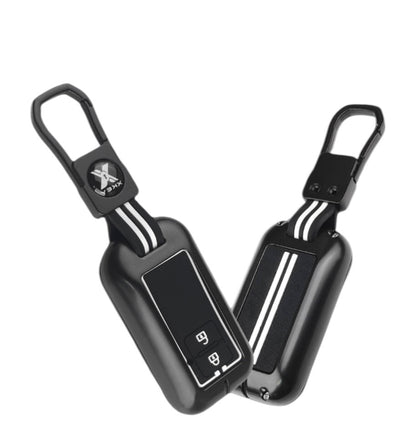 Black Metal Premium Key Cover For Maruti Suzuki | 2 Button