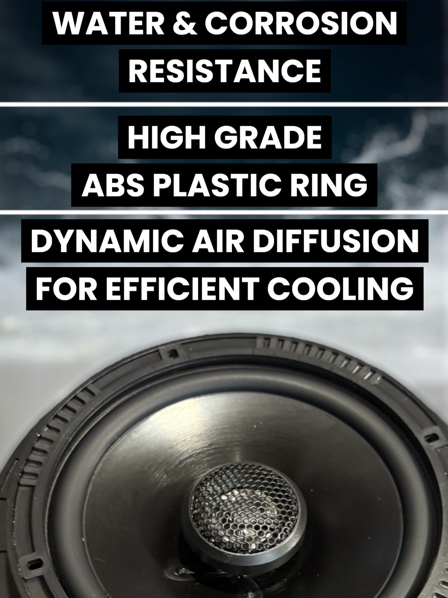 ATHENS AT-2650 700W | Two Way Coaxial Speaker | 1 Year Warranty - Modheads.in
