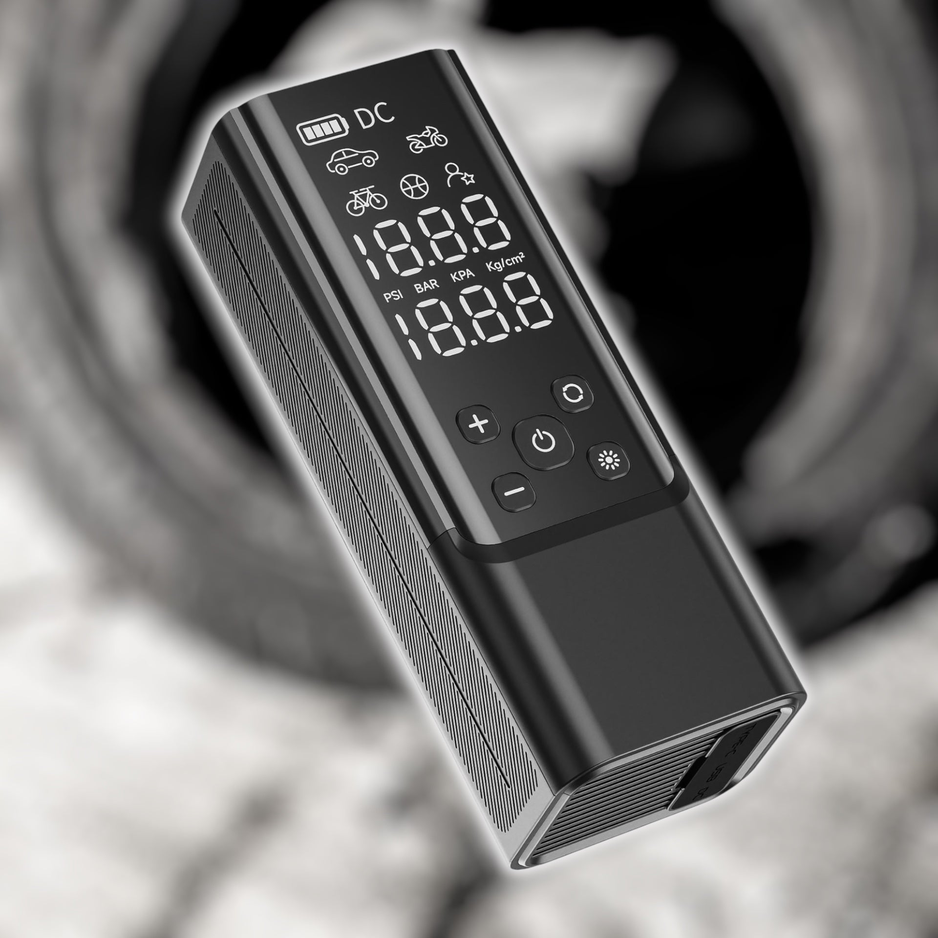 Conpex MultiFunctional Wireless Air Pump | 5 Modes | LED | Digital Display - Modheads.in