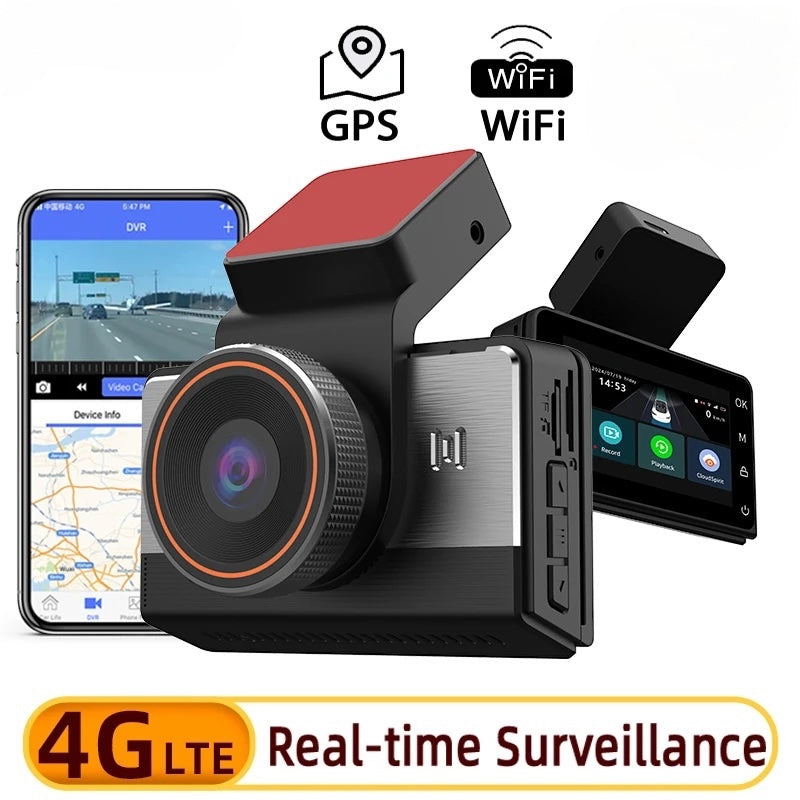 ATHENS 4G Dashcam | 3K+Full HD | Front and Rear | GPS Tracking | Remote Monitoring - Modheads.in