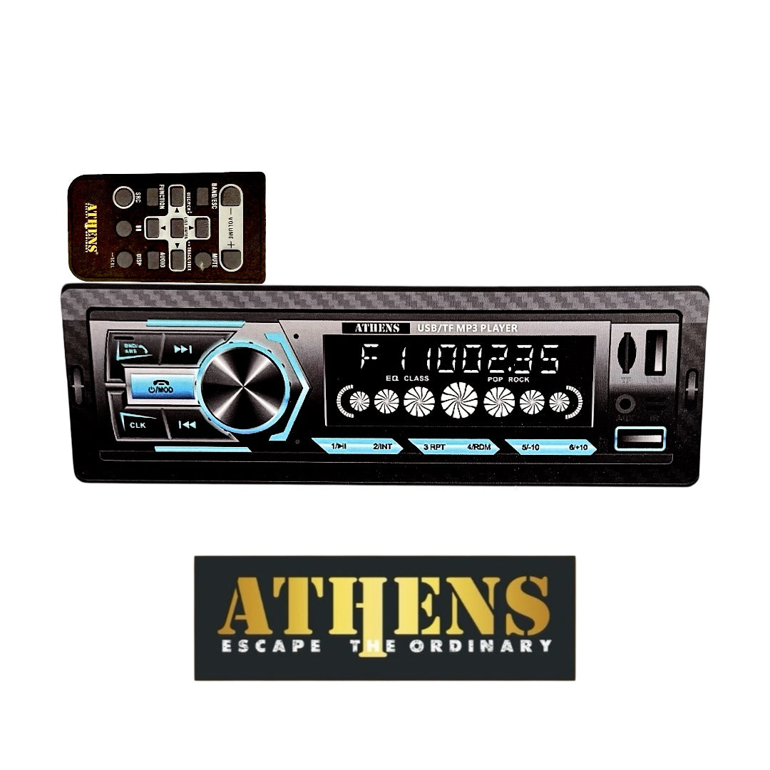 ATHENS MP3 Player | BT/FM/SD/AUX | With Remote | 1 Year Warranty