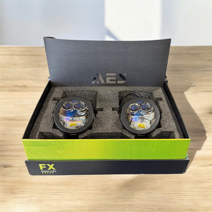 AES BI-LED Double Laser Projectors | Tri Colour | 3 inches | 2 Years Warranty