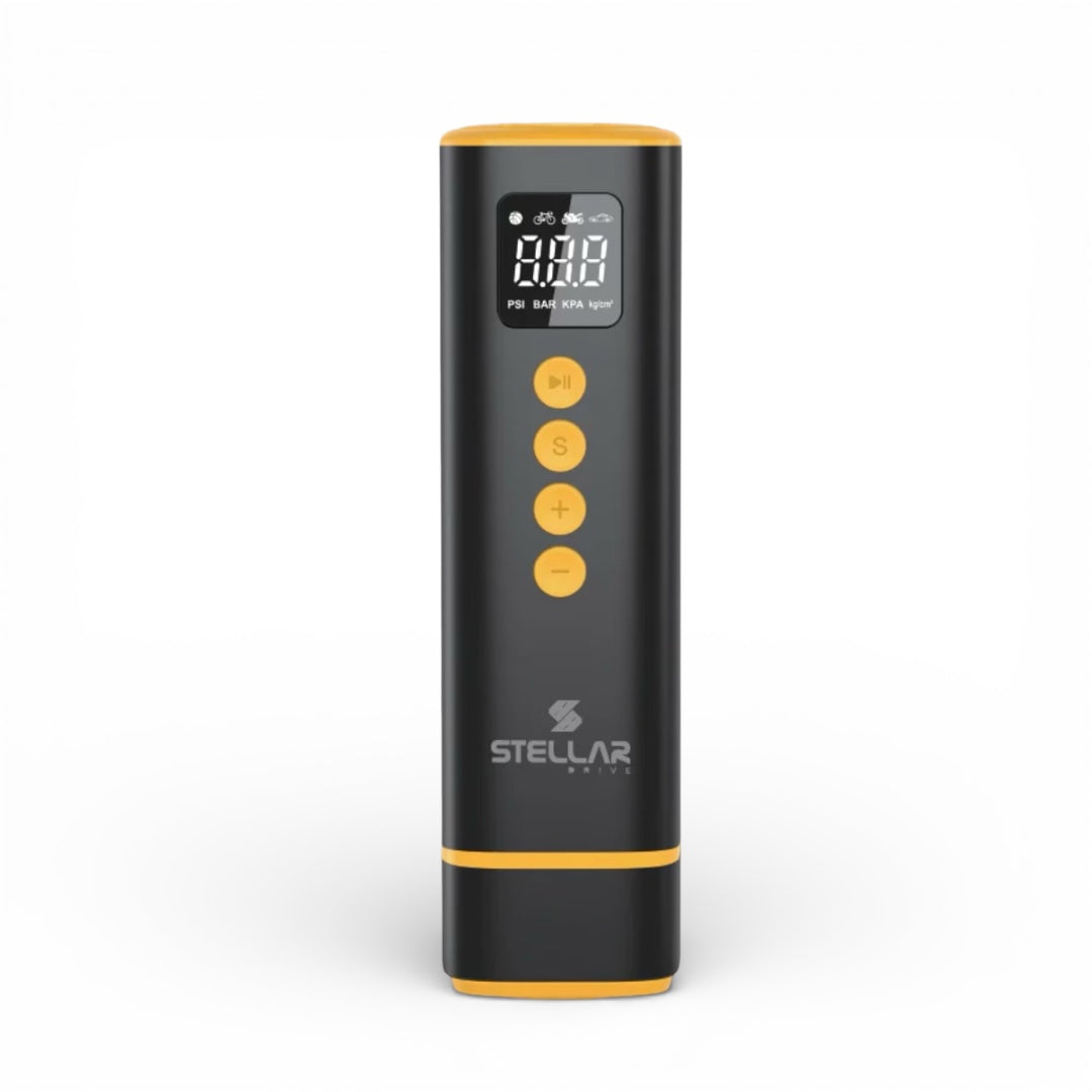 Stellar Car Tyre Inflator | 150 PSI | 3M Power Cord | High-Speed Motor | 1 Year Warranty - Modheads.in