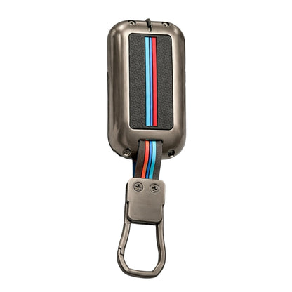 Grey Metal Keycover for Maruti Suzuki / Toyota | 2 Button