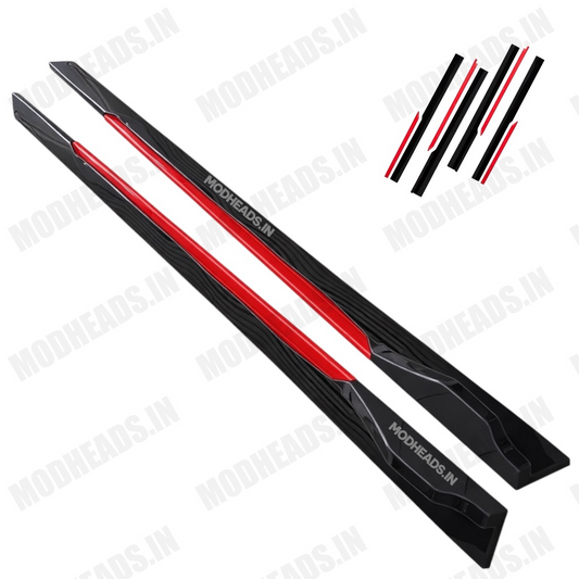 Full Length Side Skirts With Red Chin (240cm)
