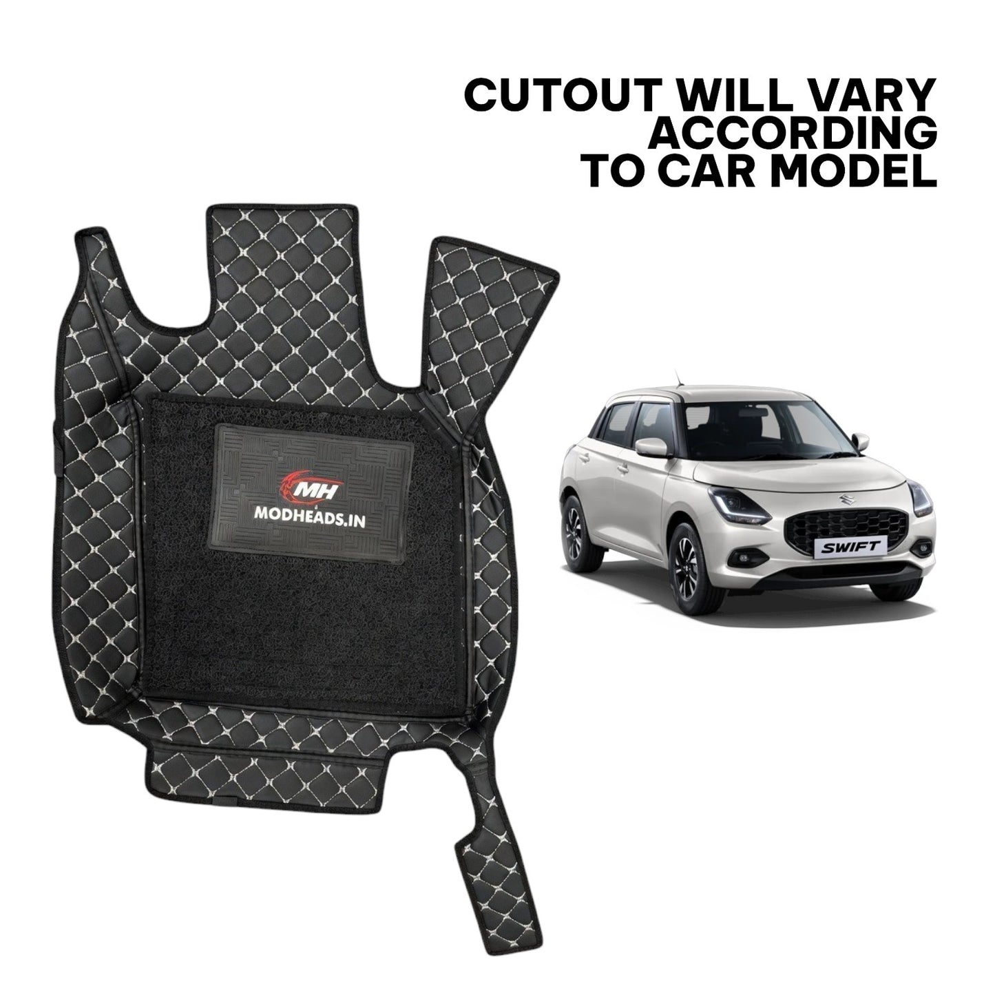 7D Mats for Swift 2024+ | Black/Silver - Modheads.in