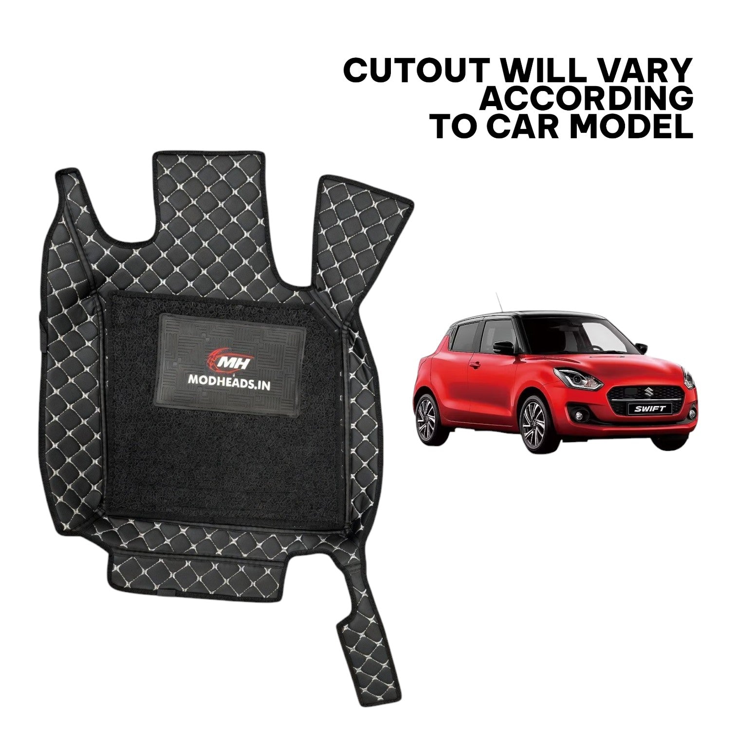 7D Mats for Swift 2018+ | Black/Silver - Modheads.in