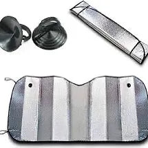 Front Foldable Silver Sunshade - Modheads.in