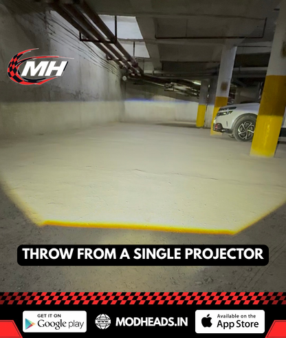 AES 2" BI-LED Double Laser Projectors | 2 Years Warranty | Canbus