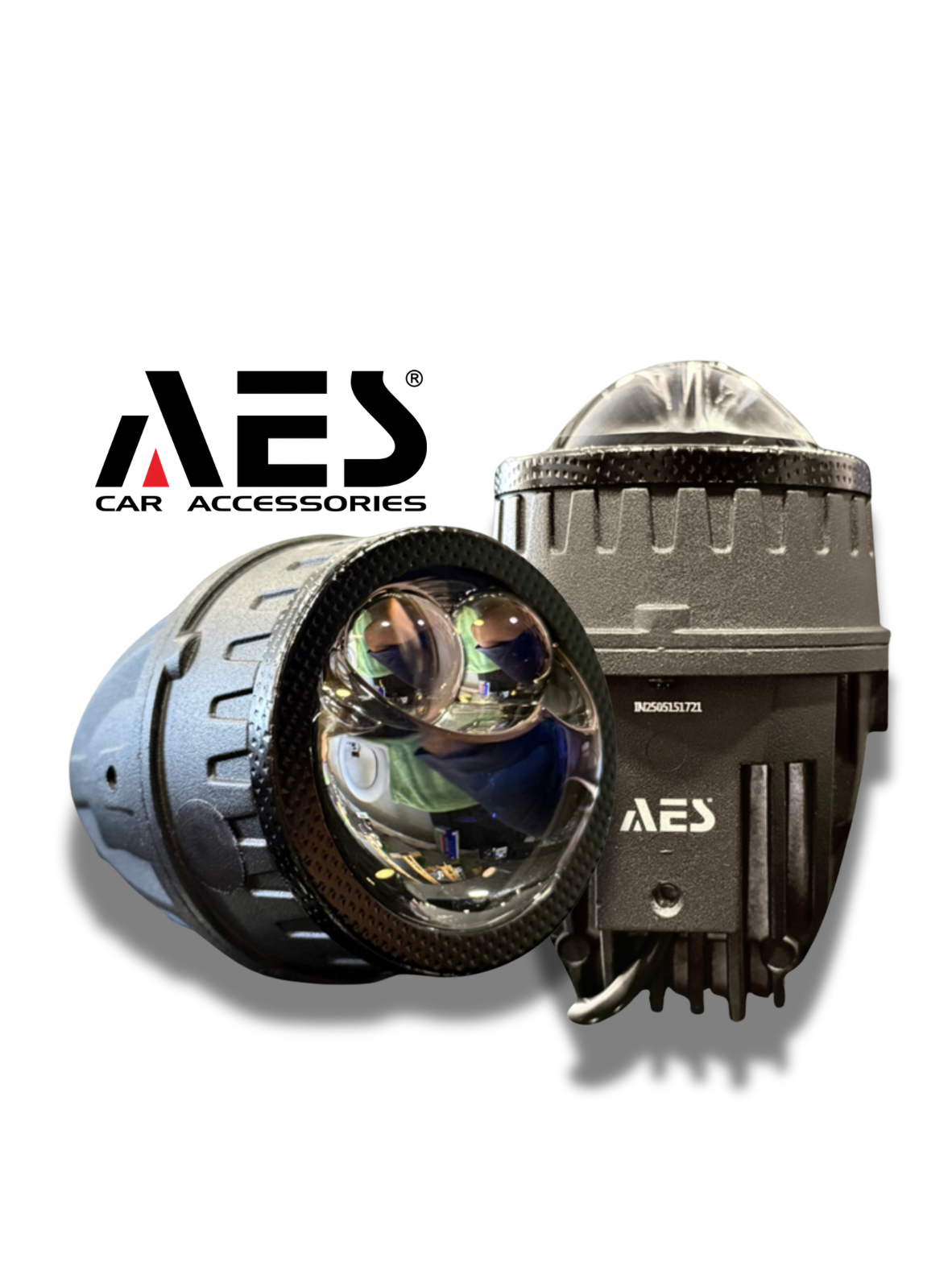 AES 2" BI-LED Double Laser Projectors | 2 Years Warranty | Canbus