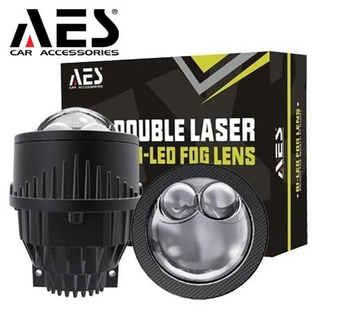 AES BI-LED Double Laser Projectors | Tri Colour | 3 inches | 2 Years Warranty
