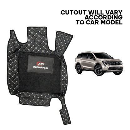 7D Mats For XUV 7XO | Black/Silver - Modheads.in
